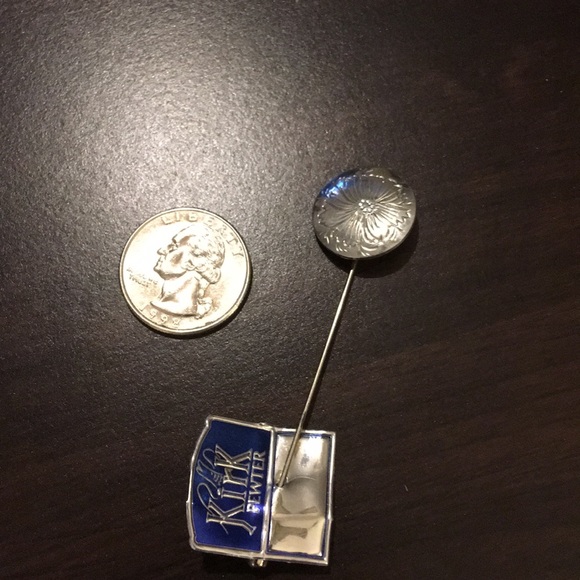 Kirk Pewter Lapel Pin - Picture 5 of 5